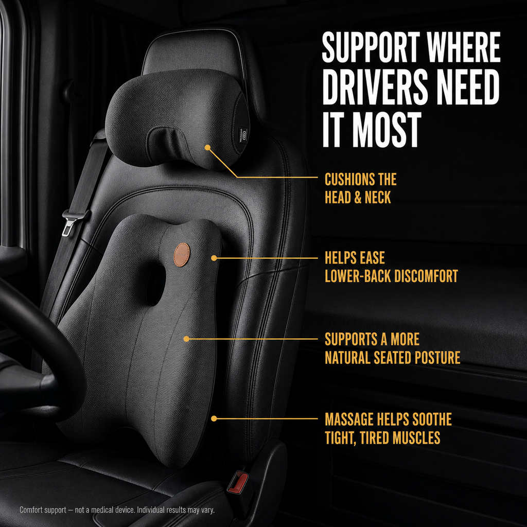 Baron Comfort lower-back, posture, head and neck support benefits