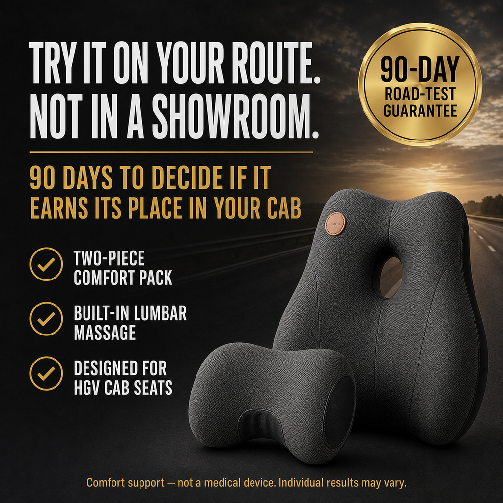 Baron Comfort Pack 90-day road-test guarantee for HGV drivers